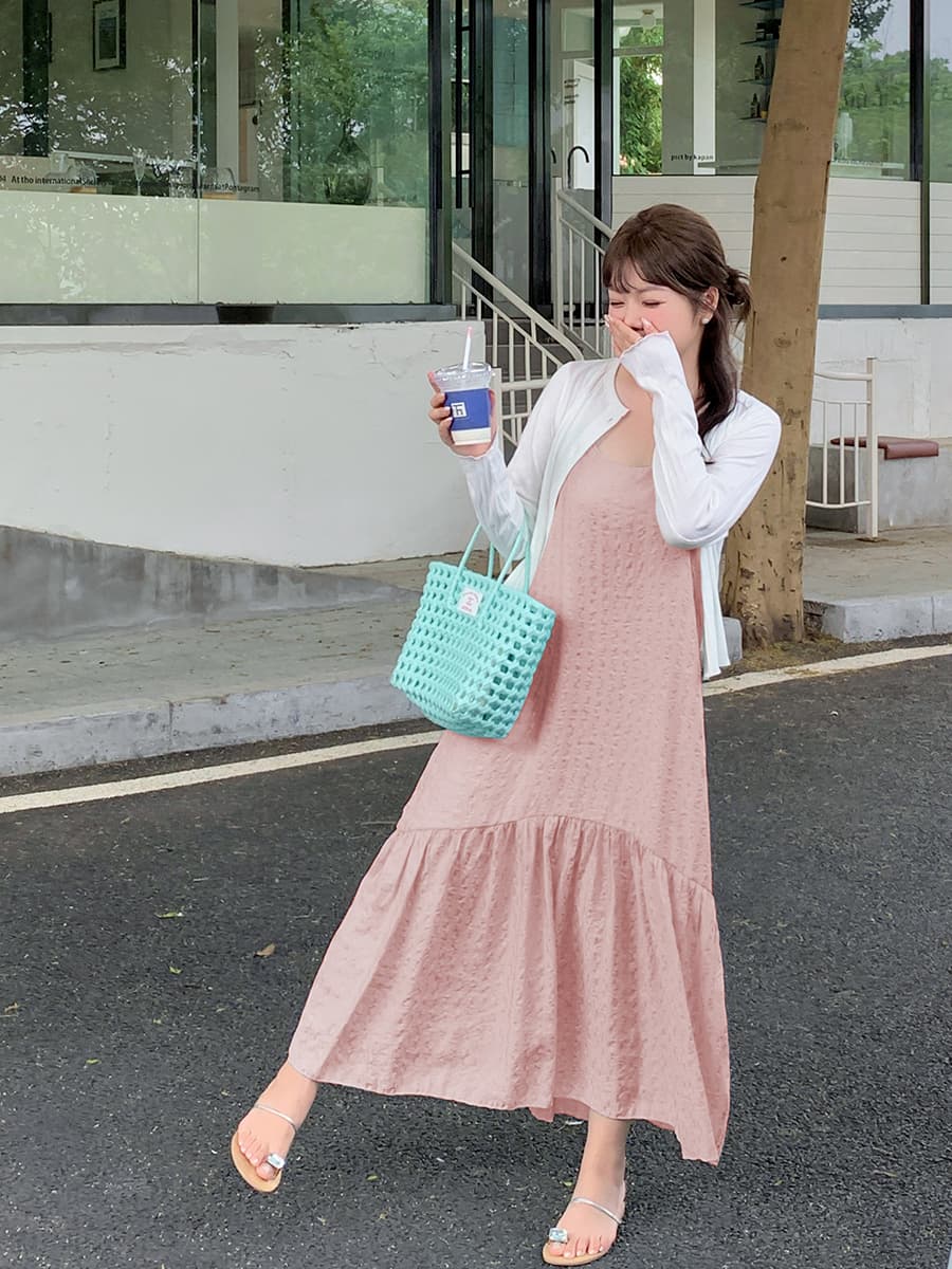 ジャンパー スカート しなやかマーメイドジャンパースカート