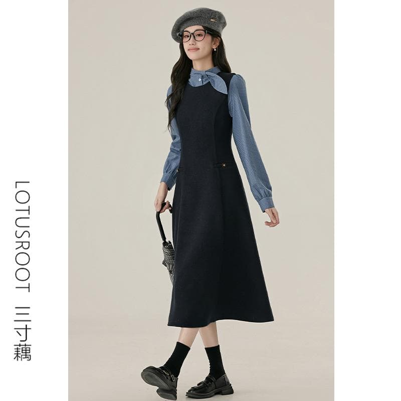 ジャンパー スカート ふんわり優美なジャンパースカート